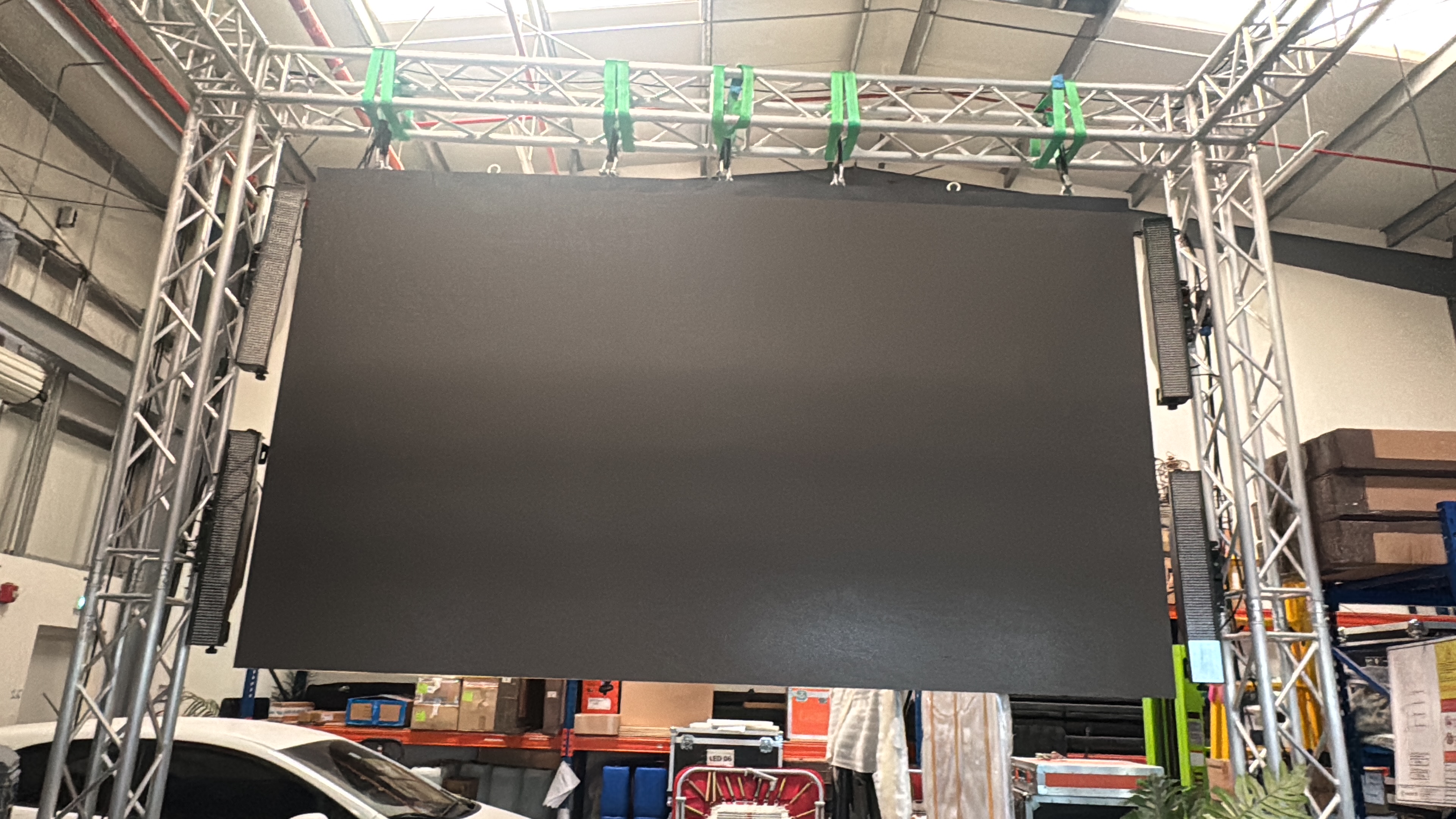 LED wall truss build and commissioning Sharjah UAE
